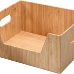 MobileVision Bamboo Storage Box