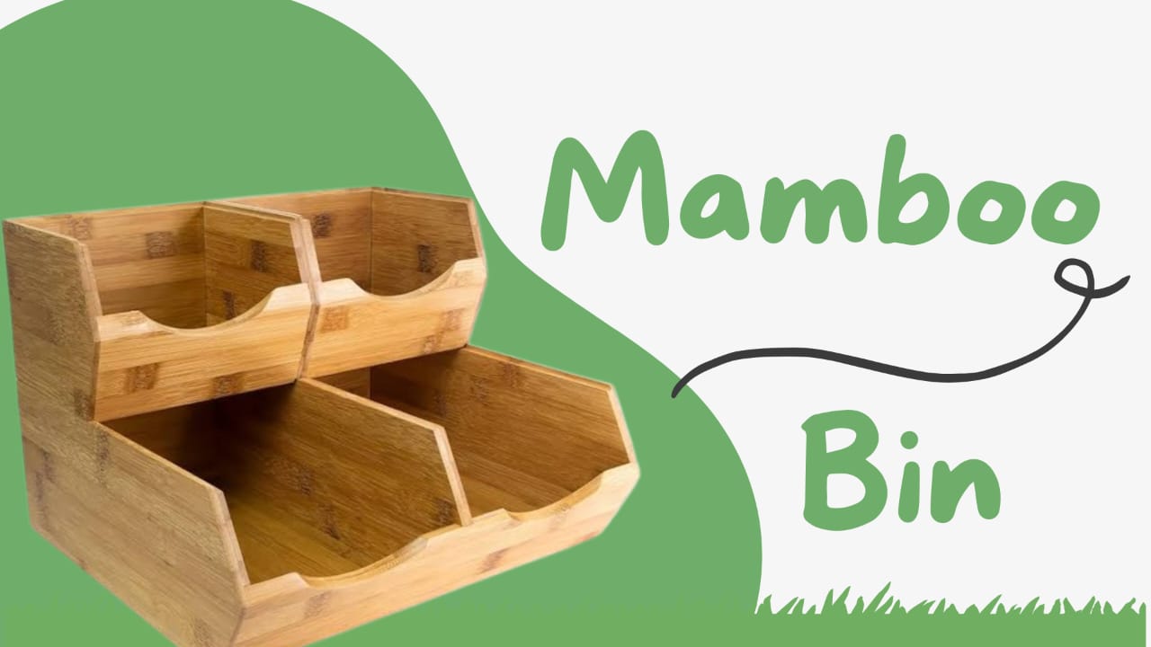 bamboo storage bin