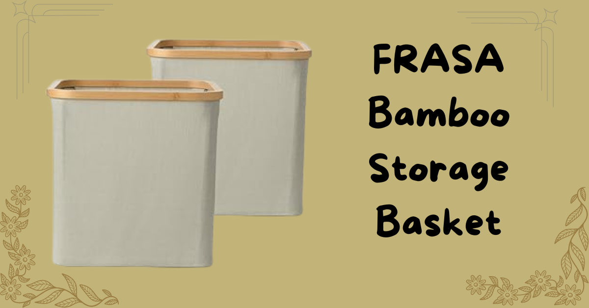 FRASA Bamboo Storage Basket